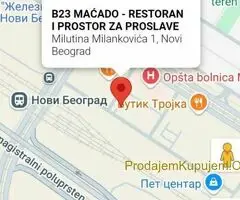 B23MAĆADO Restoran za proslave