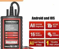 THINKCAR Thinkdiag 2 Bluetooth CAN FD OBD2 Dijagnostika