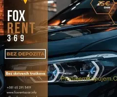 Rent a car Beograd - bez depozita