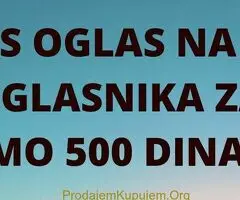 vas oglas na 50 oglasnika